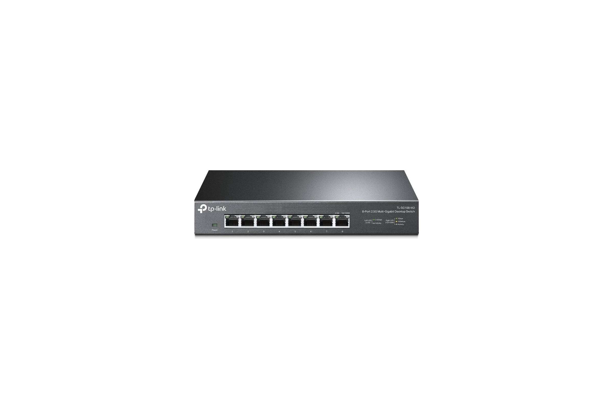 .8-port 10/100/2500Mbps Switch TP-LINK "TL-SG108-M2", steel case