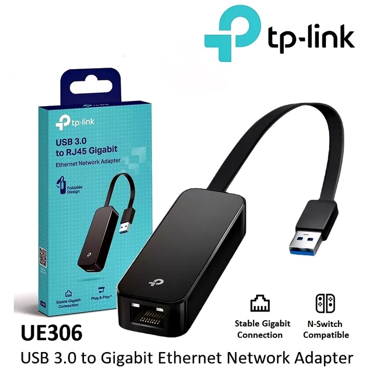 TP-LINK "UE306" USB 3.0 to GIGABIT Ethernet Network Adapter