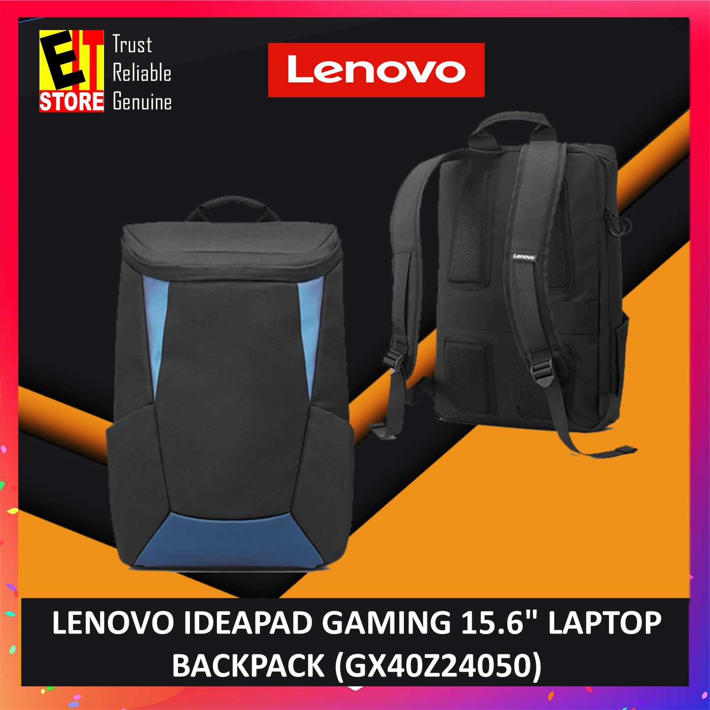 15" NB backpack - Lenovo IdeaPad Gaming 15.6-inch Backpack (GX40Z24050)