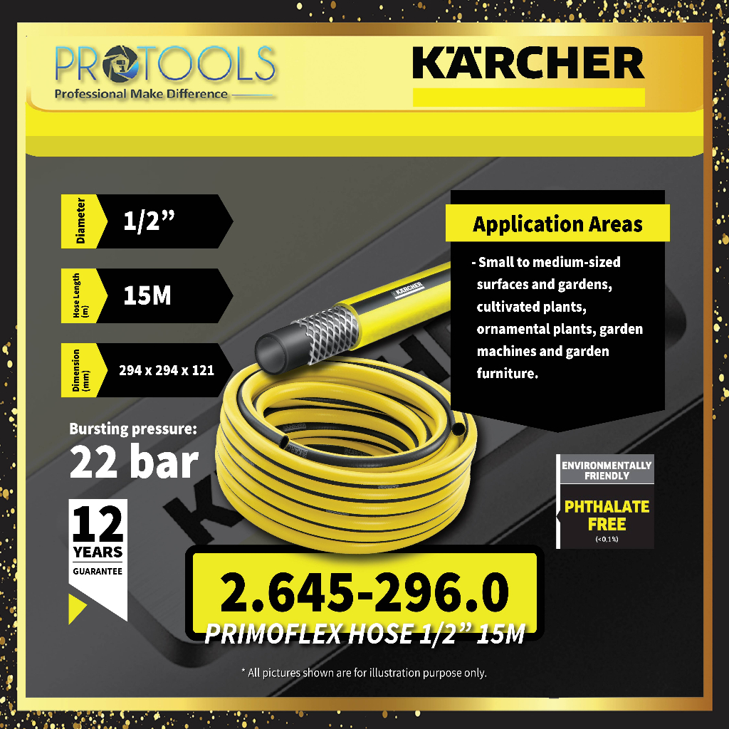 2.645-296.0 PrimoFlex® HOSE 1/2" - 15 M Karcher