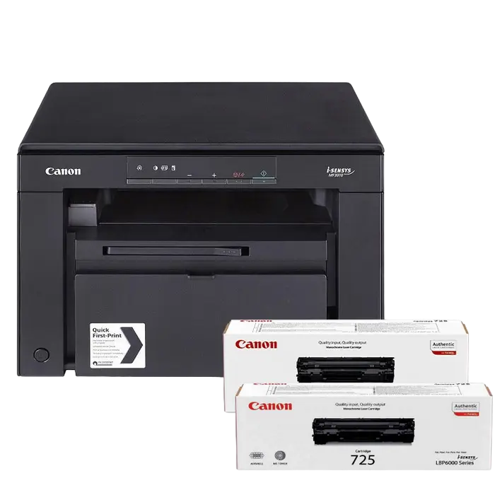 MFD Canon i-Sensys  MF3010 Bundle, & CRG725 x 2 pcs