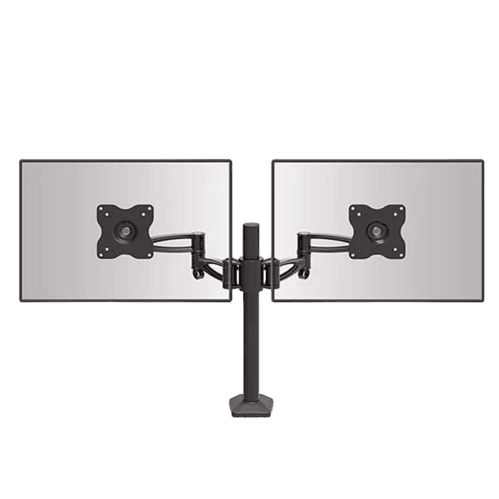 Monitor Desk mount Barkan ''E642' Black 19" - 29" Movement Dual Monitor Desk Mount
