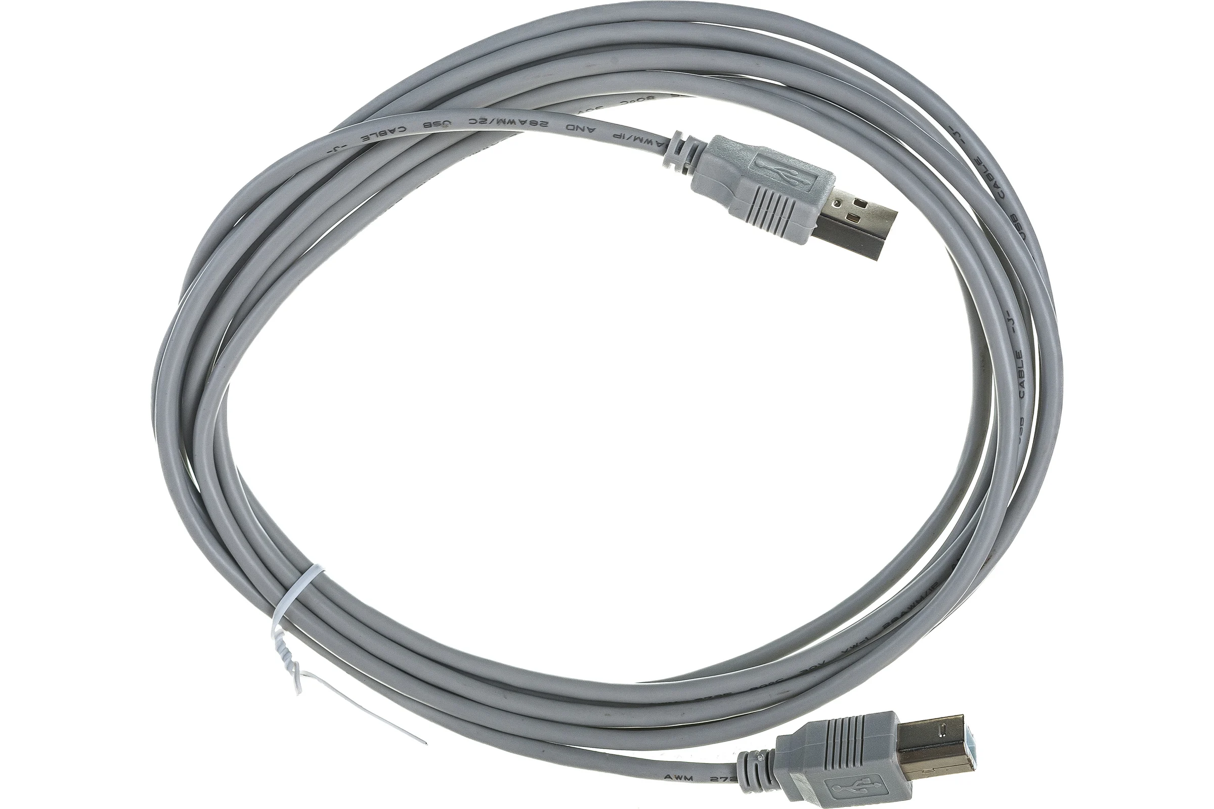 Cable USB, AM/BM,   3.0 m,  Retail pack, Cablexpert, Black, CCFB-USB2-AMBM-3M