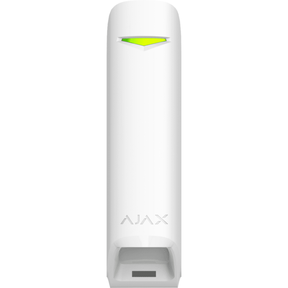 Ajax Wireless Security Narrow Beam Motion Detector "MotionProtect Curtain", White