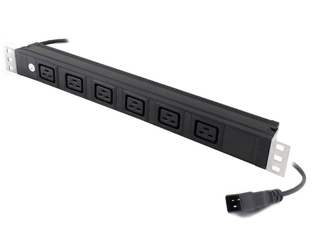 19" 1U power socket, PDU-GM004, 6 ports, 16A, 1.8M, PVC sheel, APC Electronic