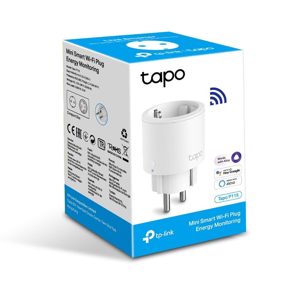TP-LINK "Tapo P115" Mini Wi-Fi Smart Power socket with Energy Monitoring