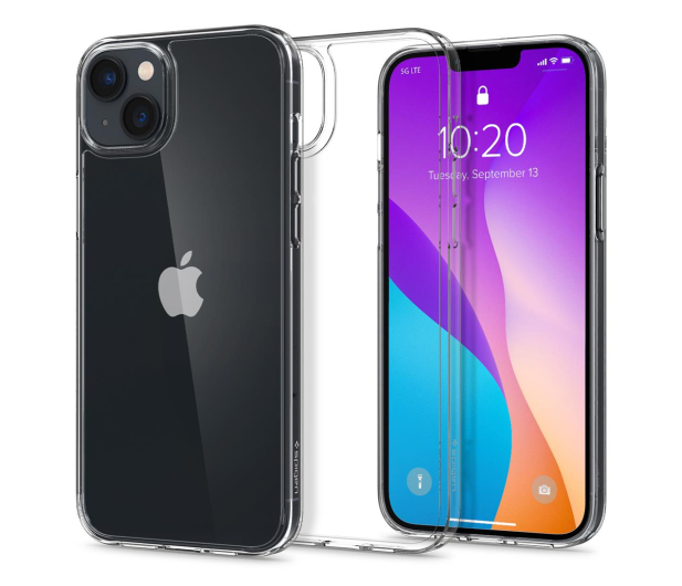 Spigen iPhone 14 Plus, Airskin Hybrid, Crystal Clear