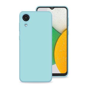 Xcover husa p/u Samsung A03 core, Liquid Silicone, Light Blue