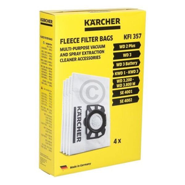 2.863-314.0  Filtru sac fleece WD 2 Plus/3 (1 buc)