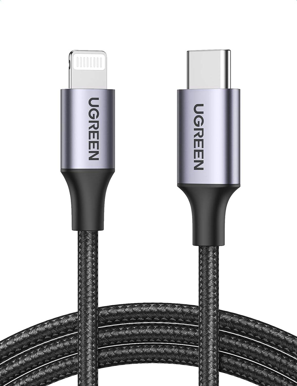Type-C to Lightning Cable Cellular, Long MFI, 2.5M, Black