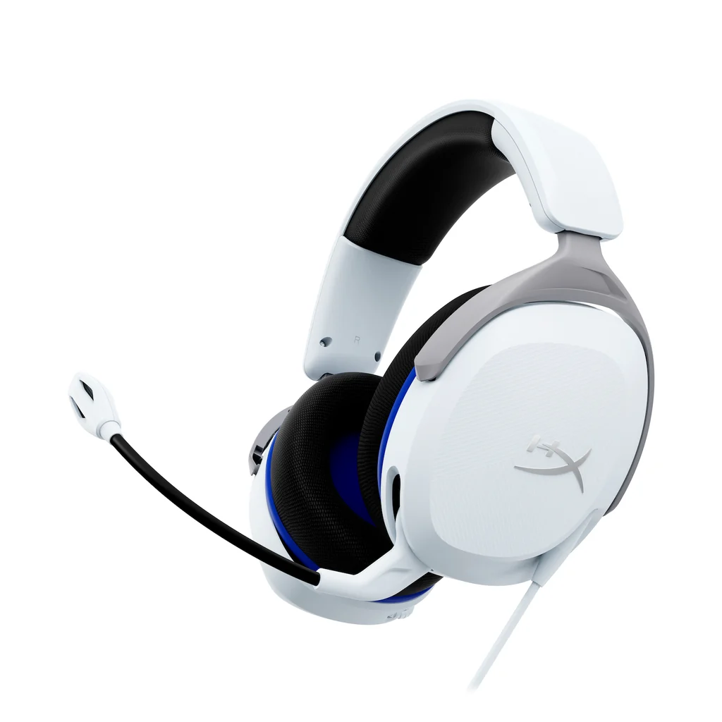 Gaming Headset HyperX Cloud Stinger 2 Core PS, 40mm driver, 32 Ohm, 10-25kHz, 95db, 272g, On-earcup control, Flip-to-mute, 1.3m, 3.5mm, White