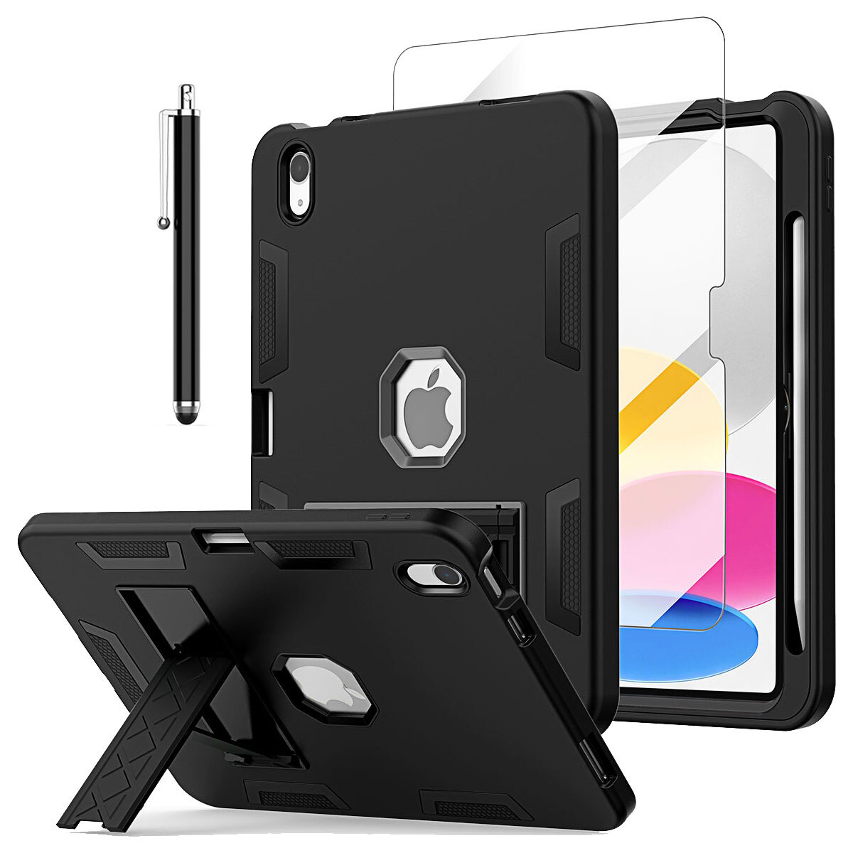 Cellular Apple iPad 10th/11th gen., Stand Case, Black