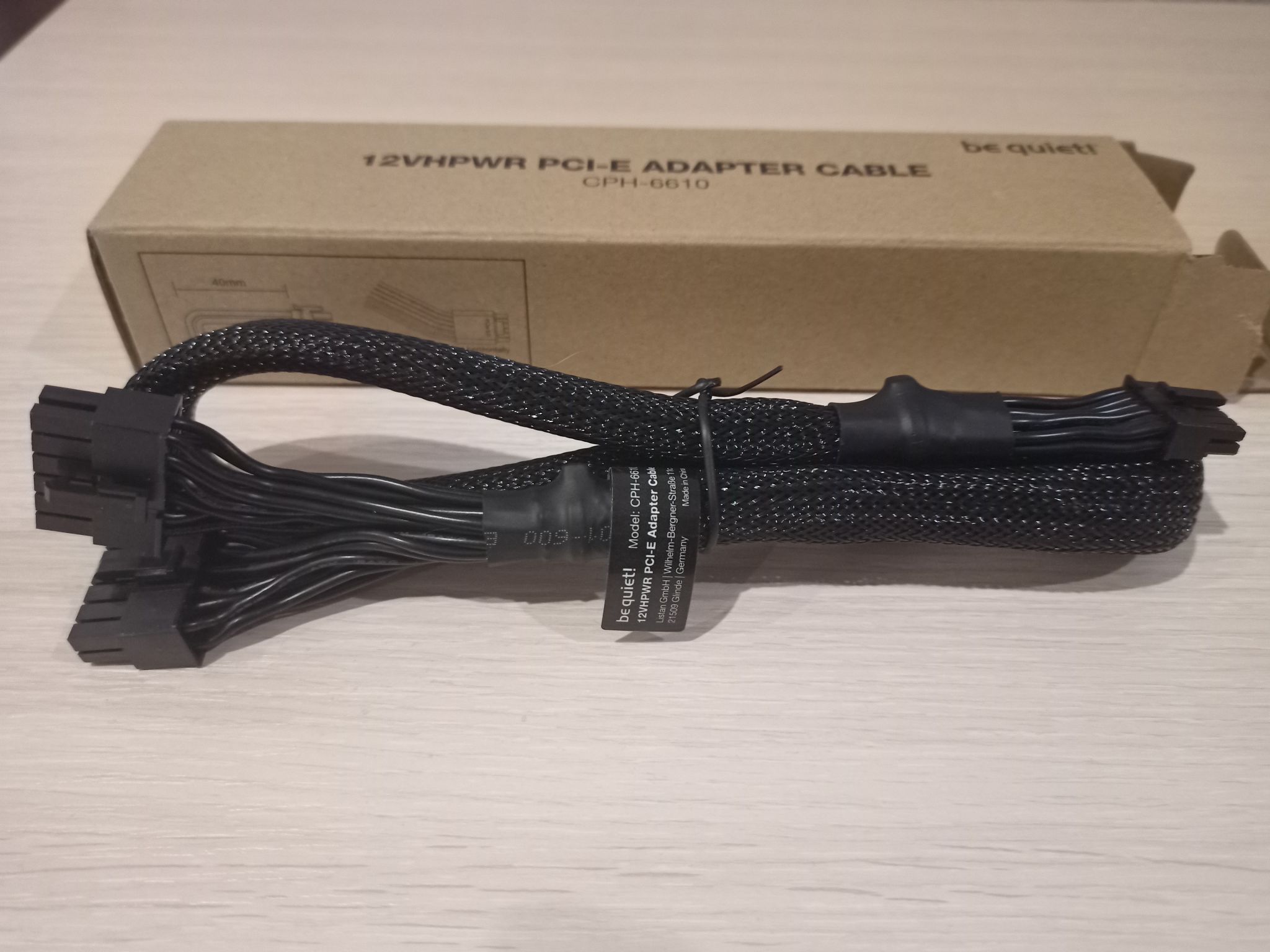 Adapter Cable be quiet! CPH-6610, 12VHPWR PCI-E, 600W