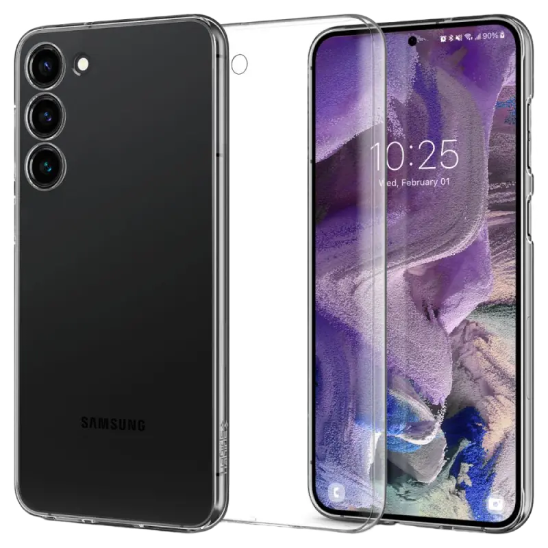 Spigen Samsung S23+, Airskin, Crystal Clear