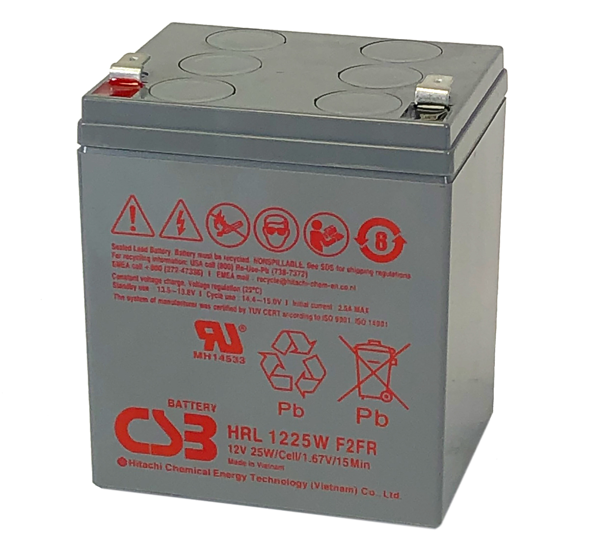 Baterie UPS 12V/   6AH CSB HRL1225W Long Life 10-12 Years
