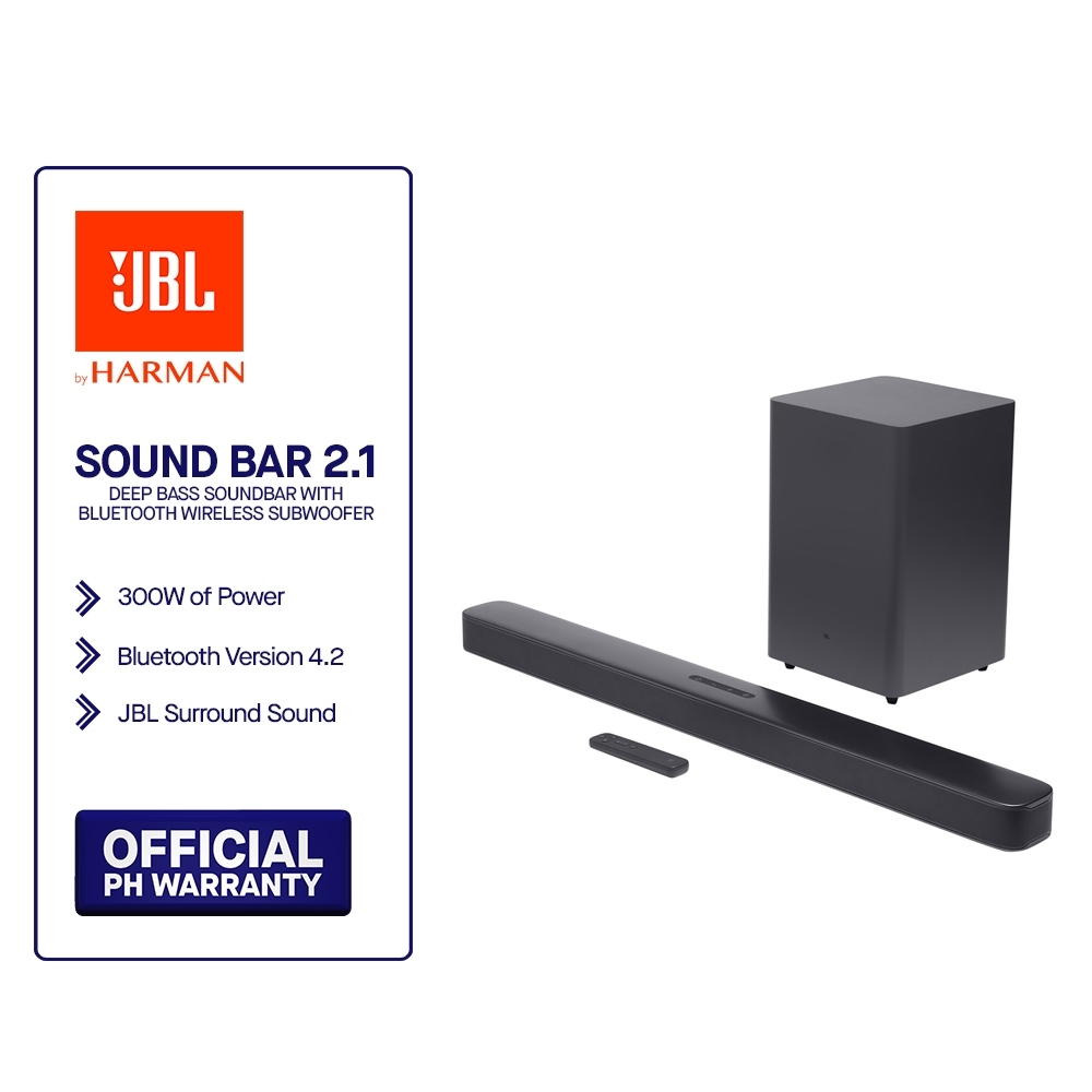 Soundbar JBL Bar 2.1 Deep Bass MK2