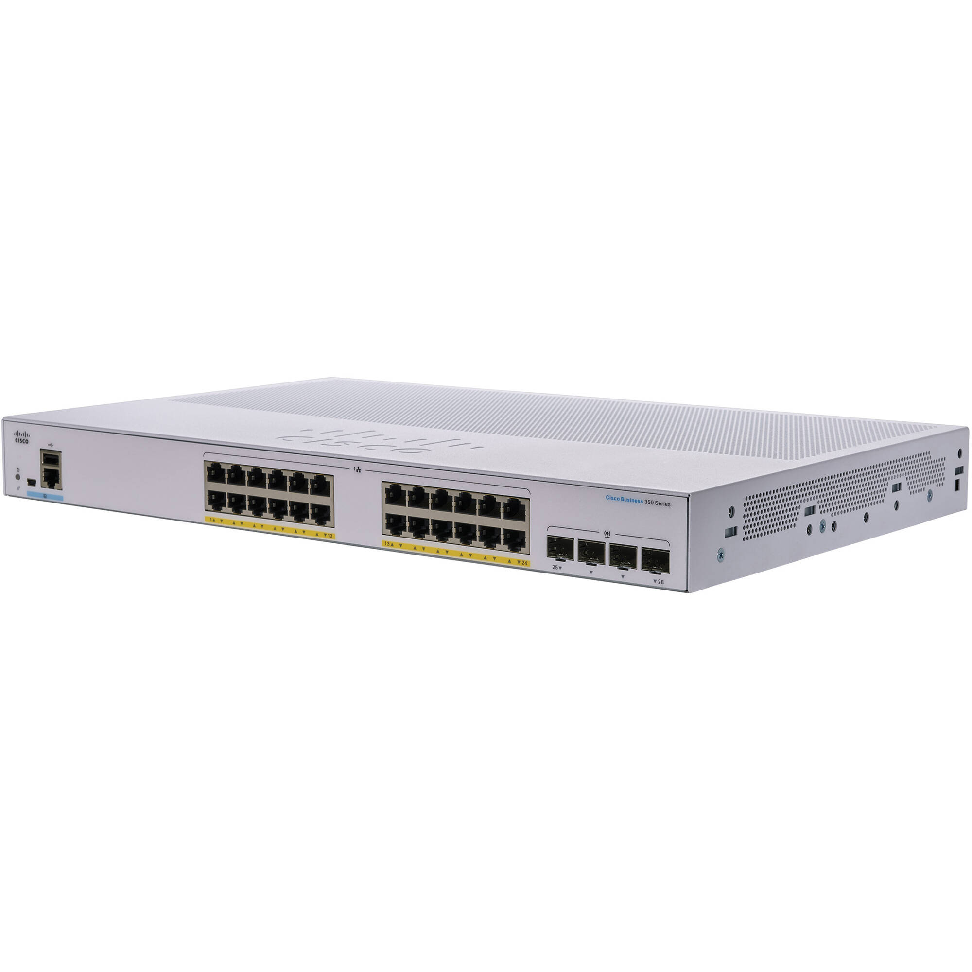 24-port Gigabit Full PoE Managedt Switch Cisco CBS350-24FP-4X, 4 x 10G SFP+