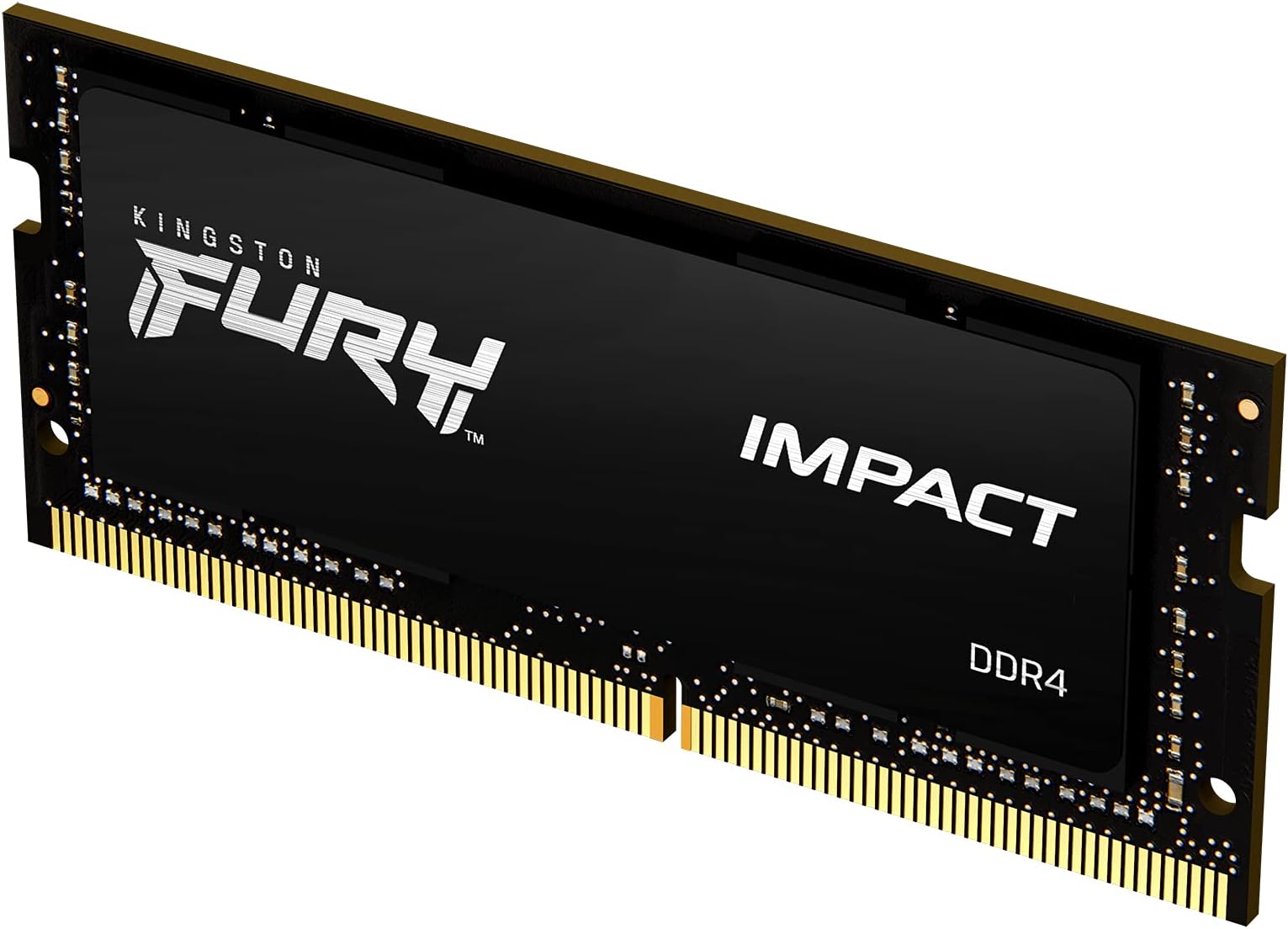 16GB DDR5-6400MHz SODIMM Kingston FURY Impact (KF564S38IB-16), CL38, 1.35V, Intel XMP 3.0, Black
