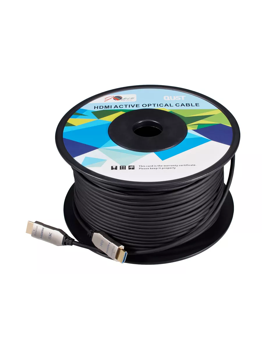 Cable HDMI to HDMI Active Optical 80.0m Cablexpert, 4K UHD at 60Hz, CCBP-HDMI-AOC-80M-02