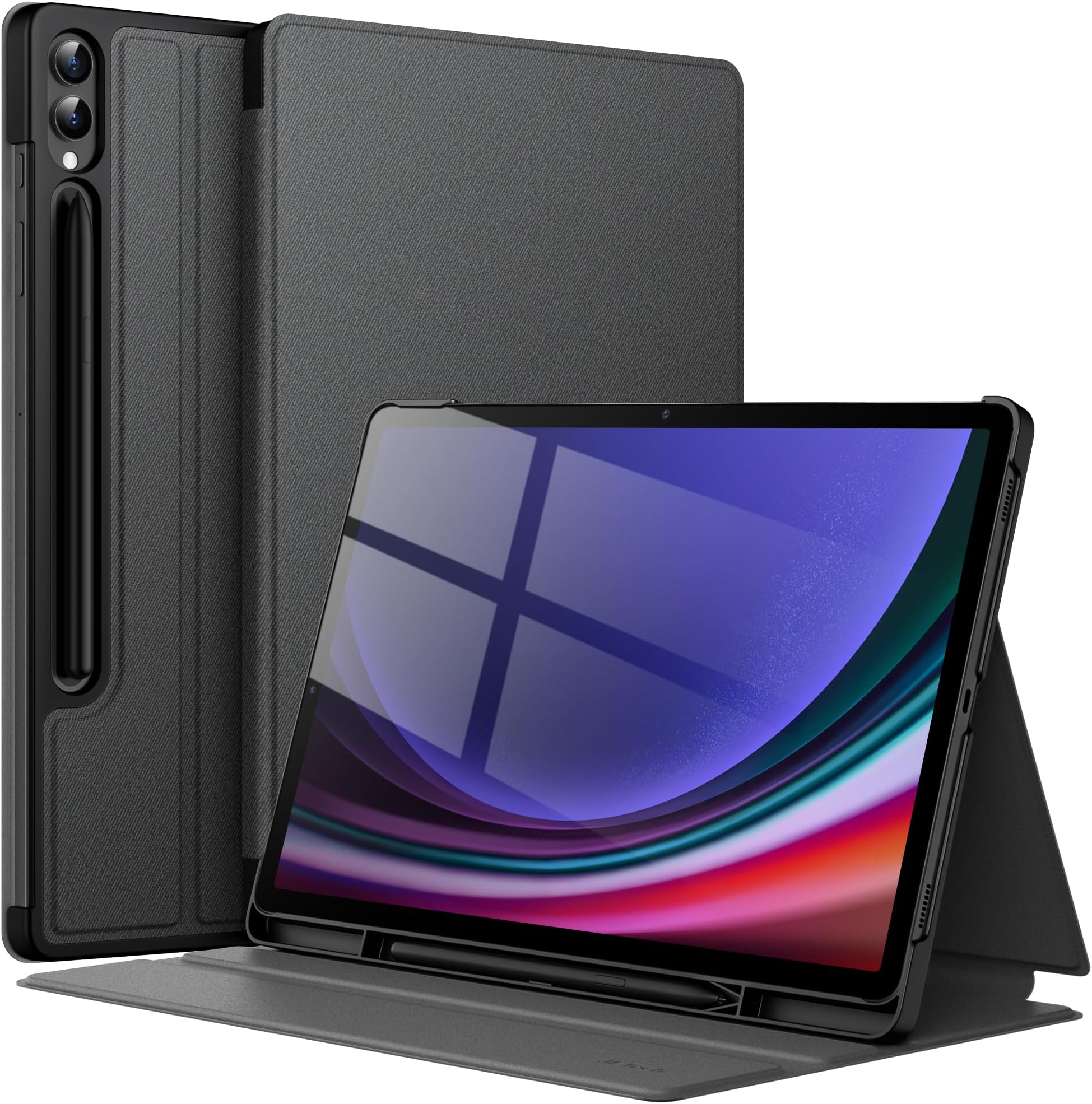 Smart Book Cover Tab S9+/S9 FE+/S10+, Black