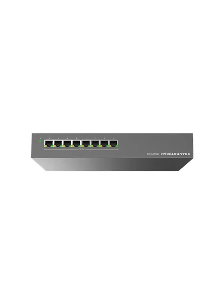 .8-port 10/100/1000Mbps  POE, Grandstream "GWN7701PA", with 8-Port PoE, 145W Budget, Metal, Rack/Dsk