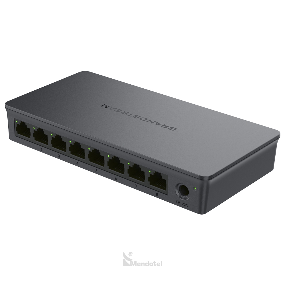 .8-port 10/100/1000Mbps Switch Grandstream "GWN7701", Plastic Case