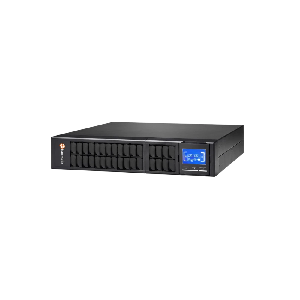 UPS Tuncmatik Newtech PRO 3 Rack/Tower  1000VA/1000W, Online, LCD, SNMP SLOT, RS232, USB-B, 3xSchuko