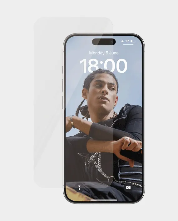 SAFE. by PanzerGlass Apple iPhone 15 Pro ULTRA-WIDE FIT, Tempered Glass, Transparent