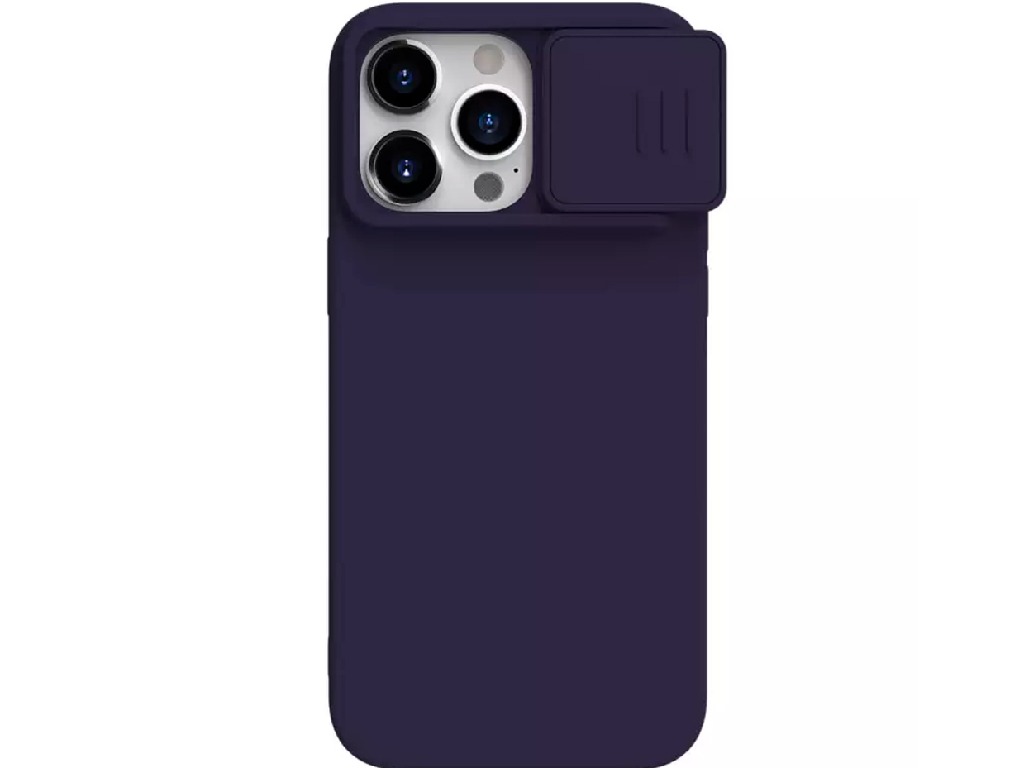Nillkin Apple iPhone 15 Pro, CamShield Silky Silicone Case, Dark Purple