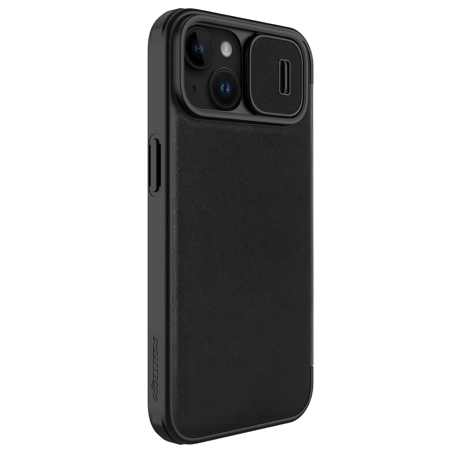 Nillkin Apple iPhone 15, Qin Pro Black