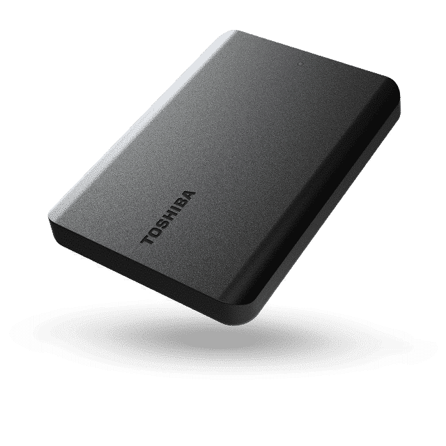2.0TB (USB3.1) 2.5"  Toshiba Canvio Basics External Hard Drive (HDTB520EK3AA)", Black