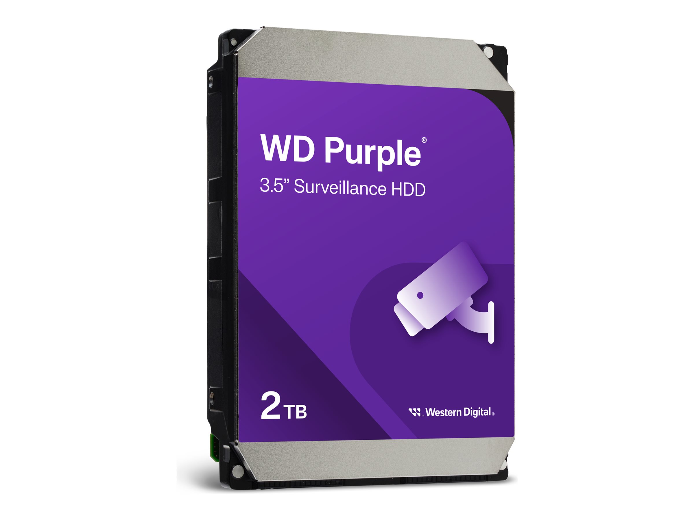 3.5" HDD  2.0TB-SATA -  64 MB  Western Digital " Purple (WD23PURZ)", Surveillance, CMR