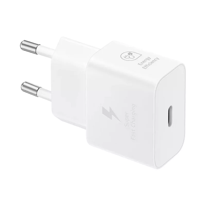 Original Sam. EP-T2510, Fast Travel Charger 25W PD (w/o cable), White
