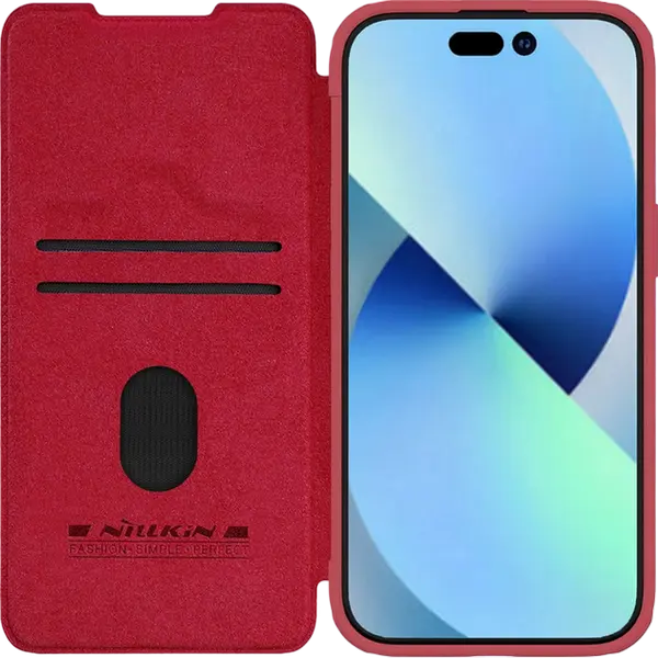 Nillkin Apple iPhone 15 Pro, Qin Pro Red