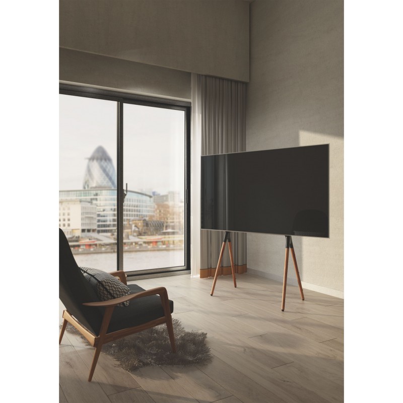TV Mount Stand Reflecta Elegant 70W black/walnut