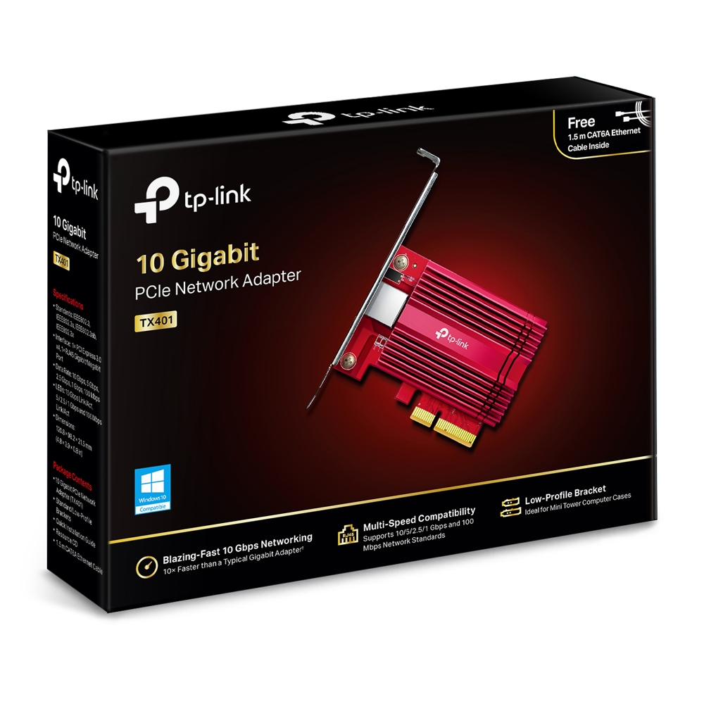 10Gbit PCI-Express Network Adapter, TP-Link TX401