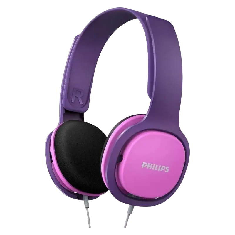 Headphones Philips Kids SHK2000PK/00, Violet/Pink