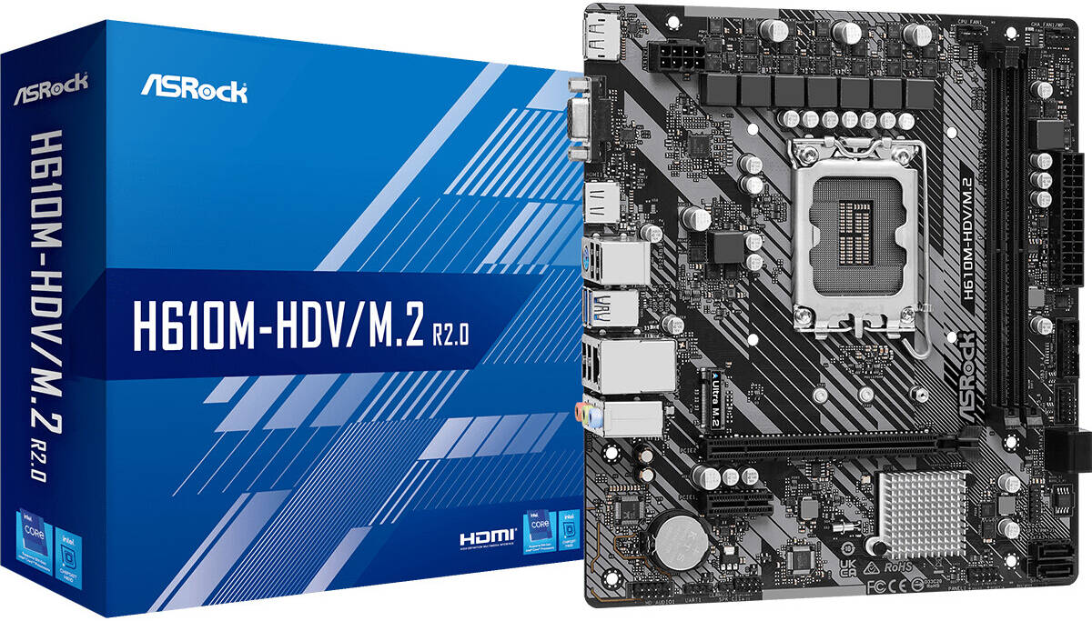 MB S1700 ASRock H610M-HDV/M.2 R2.0  mATX