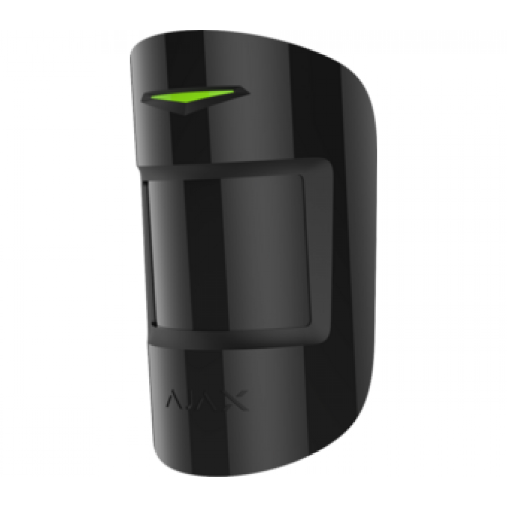 Ajax Wireless Security Motion Detector "MotionProtect Plus", Black, Microwave Sensor