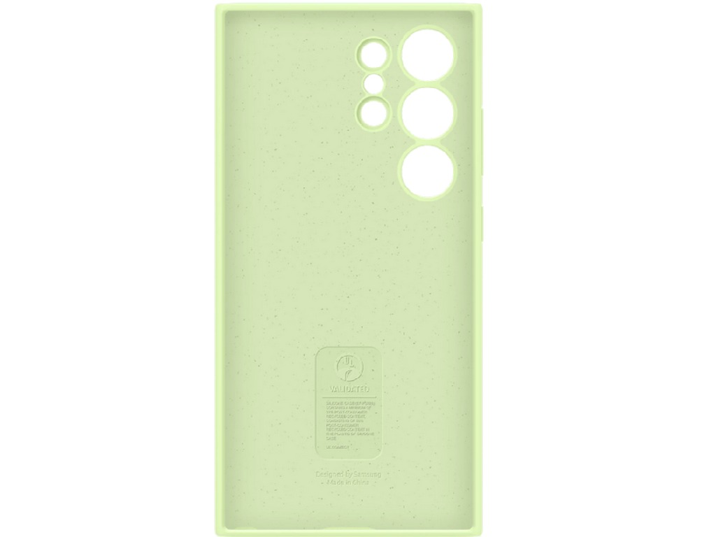 Original Sam. silicone cover Galaxy S24+, Light Green