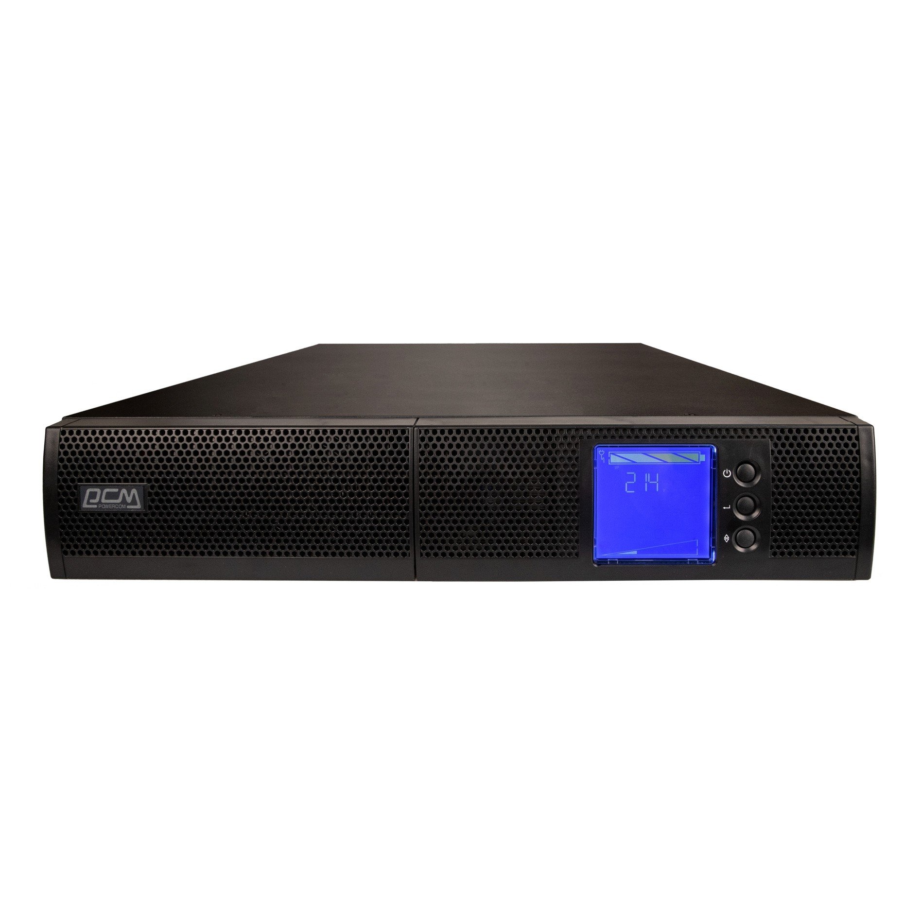 UPS PowerCom SNT-1000 IEC, Rack&Tower, 1000VA/1000W, Online, LCD, RS232, USB,SNMP SLOT, Ex.Batt. Con., 8*IEC13