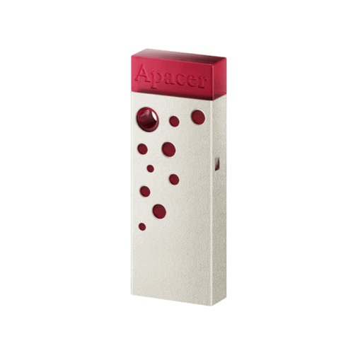 32GB USB3.1 Flash Drive Apacer "AH15J", Magenta-Red, Super-Mini, Metal, Capless (AP32GAH15JR-1)