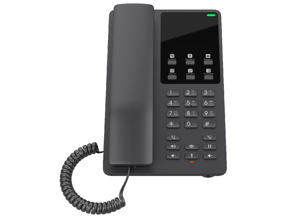 Grandstream GHP621, 2 SIP,2 Line, PoE, Black
