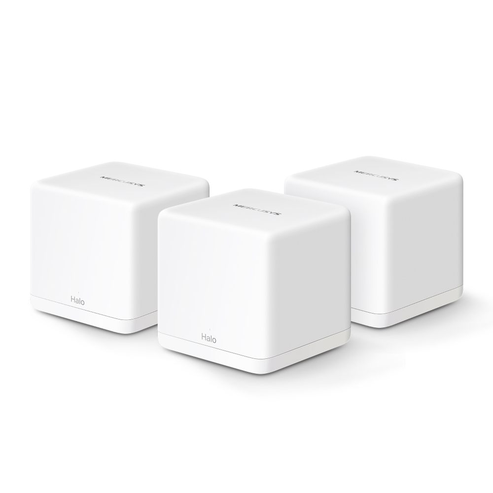 Whole-Home Mesh Dual Band Wi-Fi 6 System MERCUSYS, "Halo H60X(3-pack)", 1500Mbps, MU-MIMO,Gbit Ports