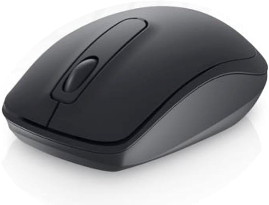 Wireless Mouse Dell Pro MS300, Optical, 1000/1600/2400/4000 dpi, 3 buttons (1 prog.), 65g. 2.4 GHz, 1xAA, Black