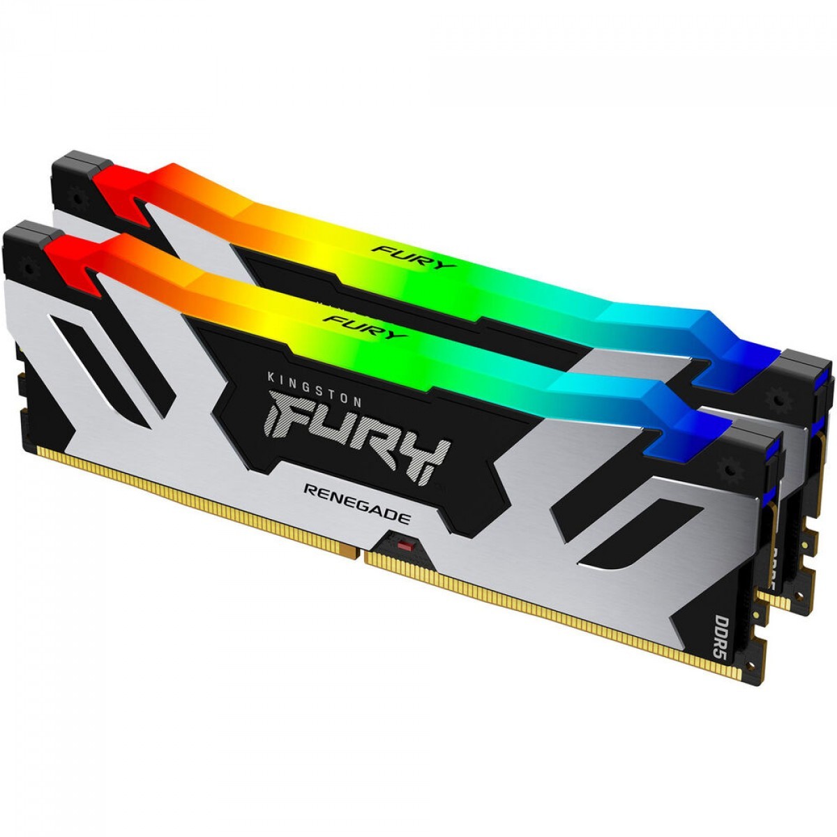.32GB DDR5-7600MHz  Kingston FURY Renegade RGB (Kit of 2x16GB) (KF576C38RSAK2-32), CL38-46-46, 1.45V, Black/Silver