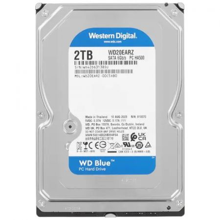 3.5" HDD  2.0TB -SATA- 64MB   Western Digital "Blue (WD20EARZ)"
