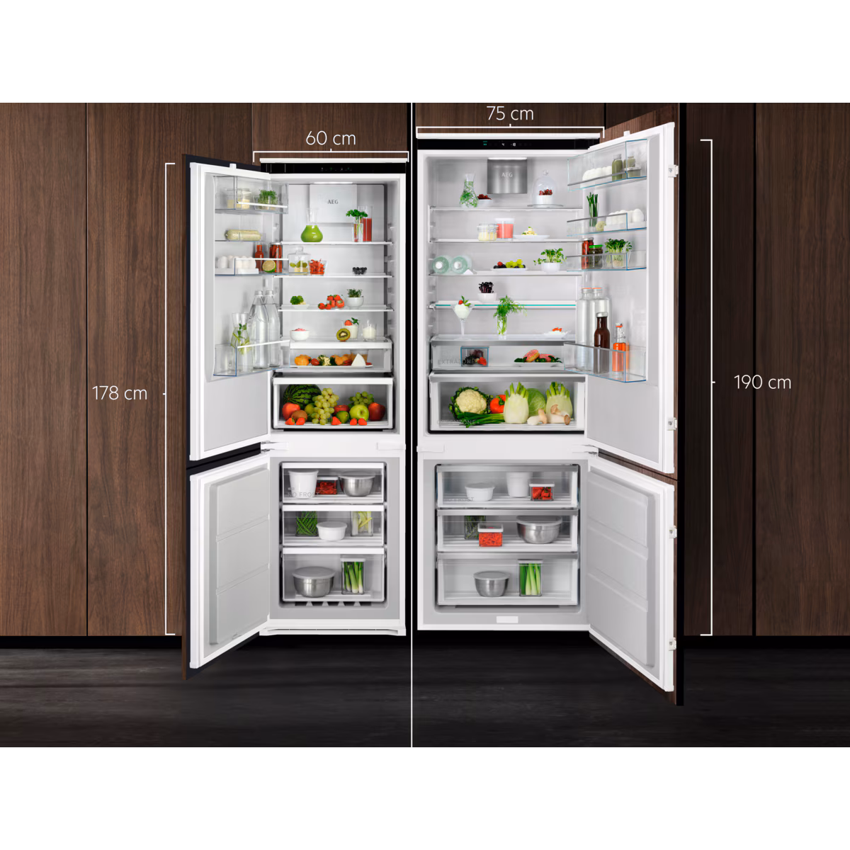 Bin/Refregerator AEG NSC7P751DS