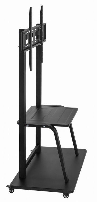 Display/TV Mount Stand Gembird TVS-100F-01, 37-100"; Black, VESA; max 150kg