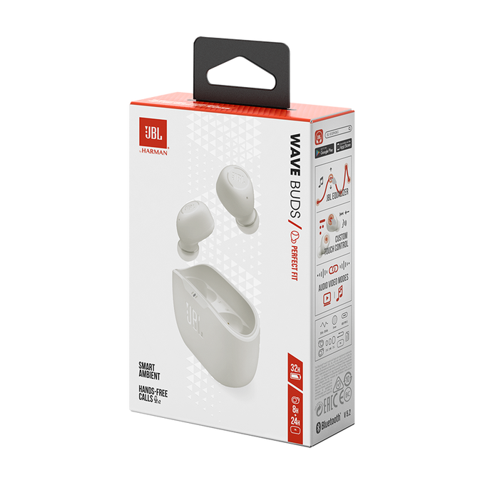 True Wireless JBL  Wave  Buds, Beige, TWS Headset